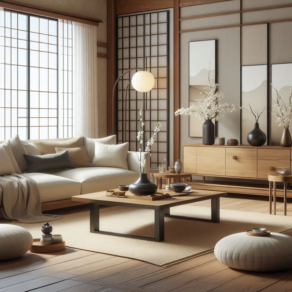 Japandi Living Room Design