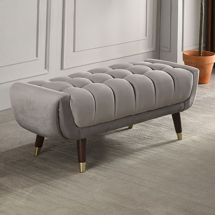 Elegant Bench or Ottoman in Luxury bedroom