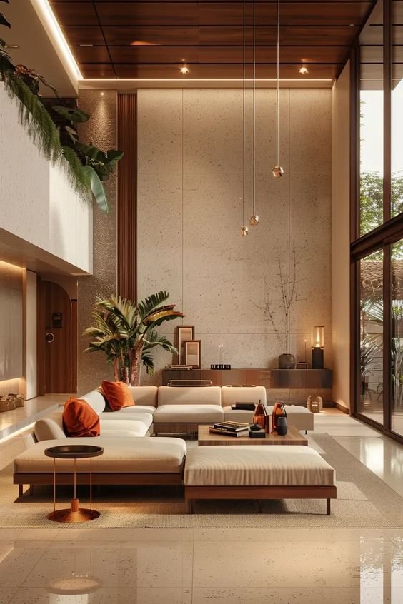 Modern Japanese Living Room Design