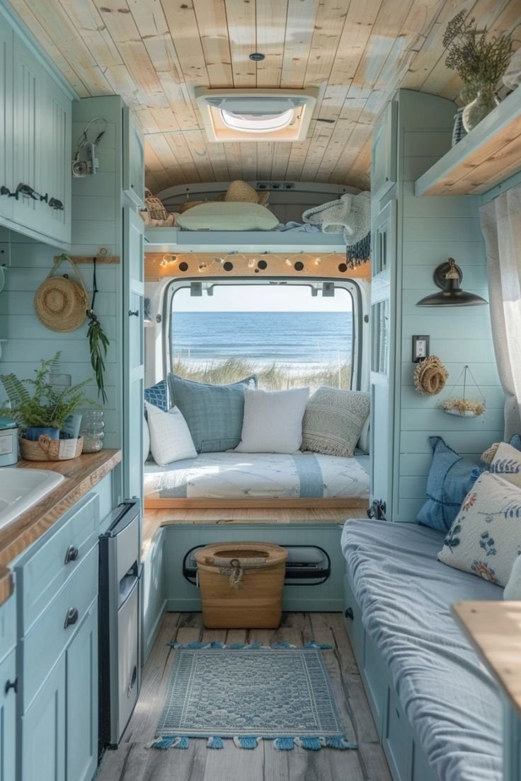 Modern Caravan Interior Design Idea